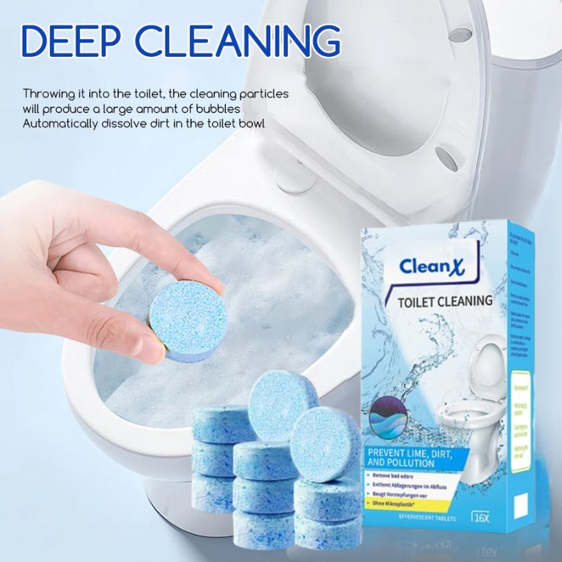 ✨Toilet Cleaning Tablet-Toilet Deodorizer Bathroom Cleaner Tablet 😍